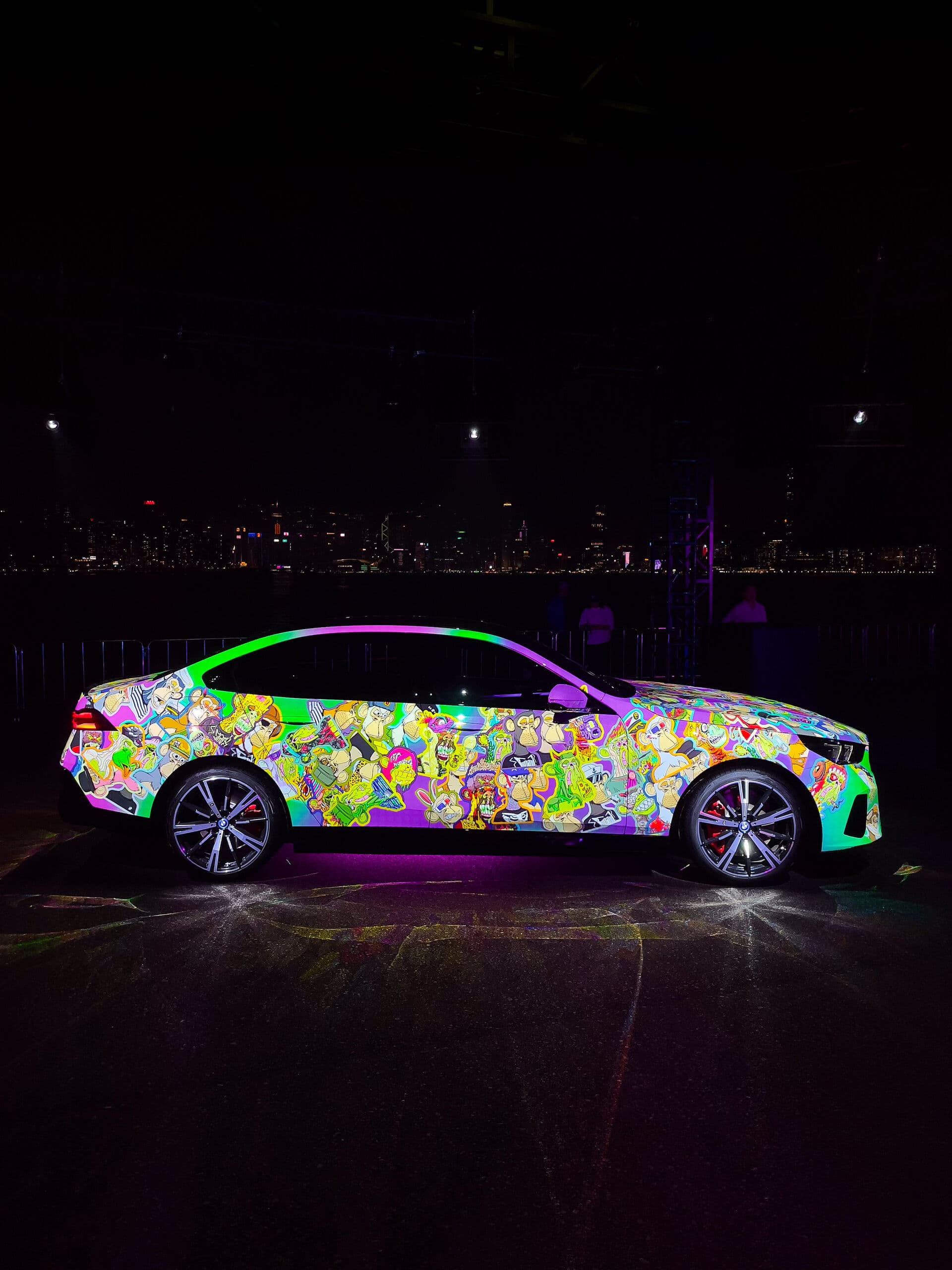 BMW Ape Car projection mapping detail