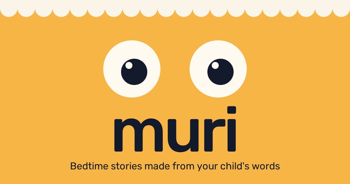 muri · Bedtime stories made from your child's words