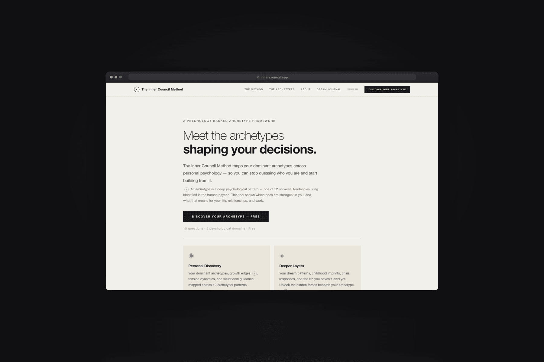 Inner Council — AI Meets Jungian Psychology